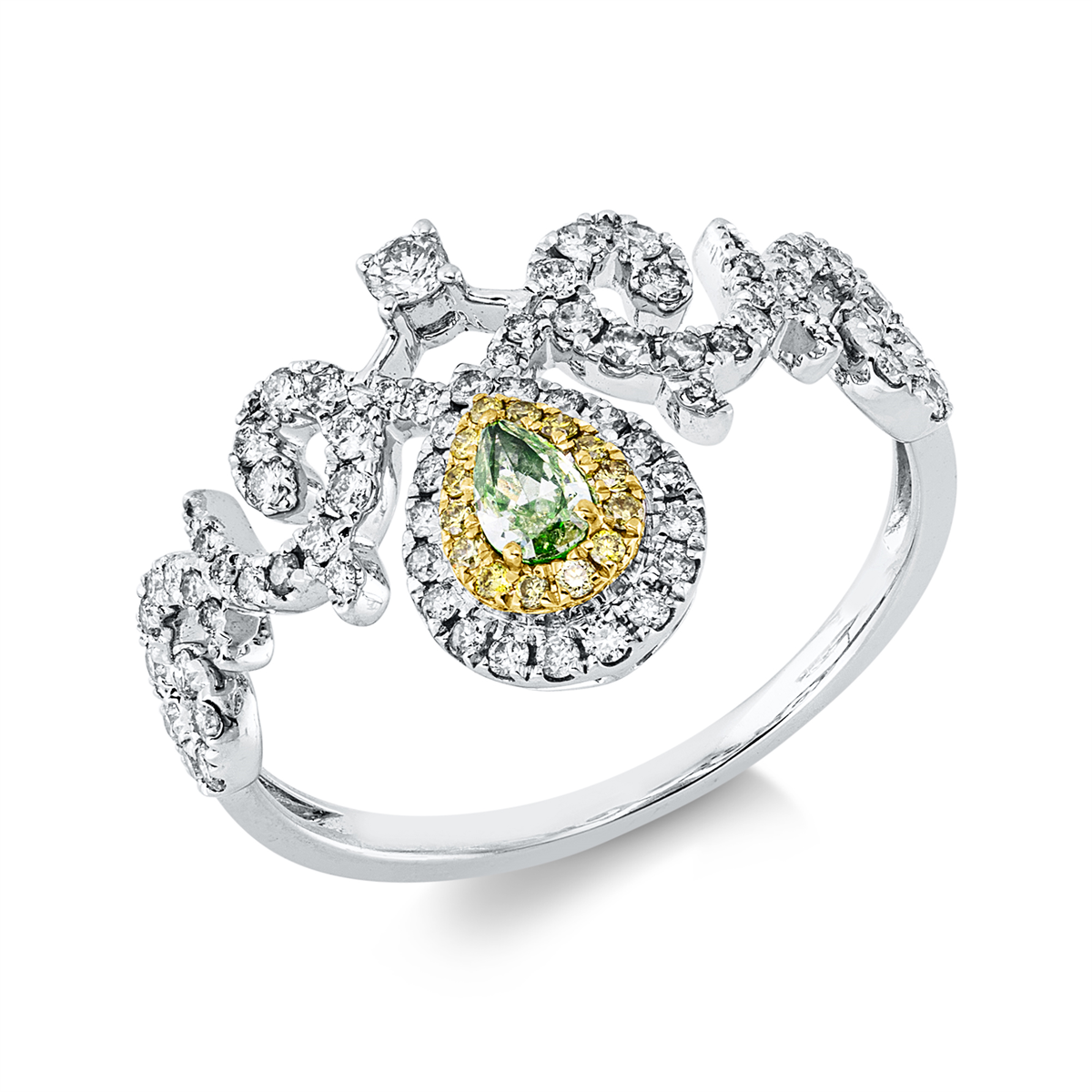 Farbiger Diamant Ring - 1KP97