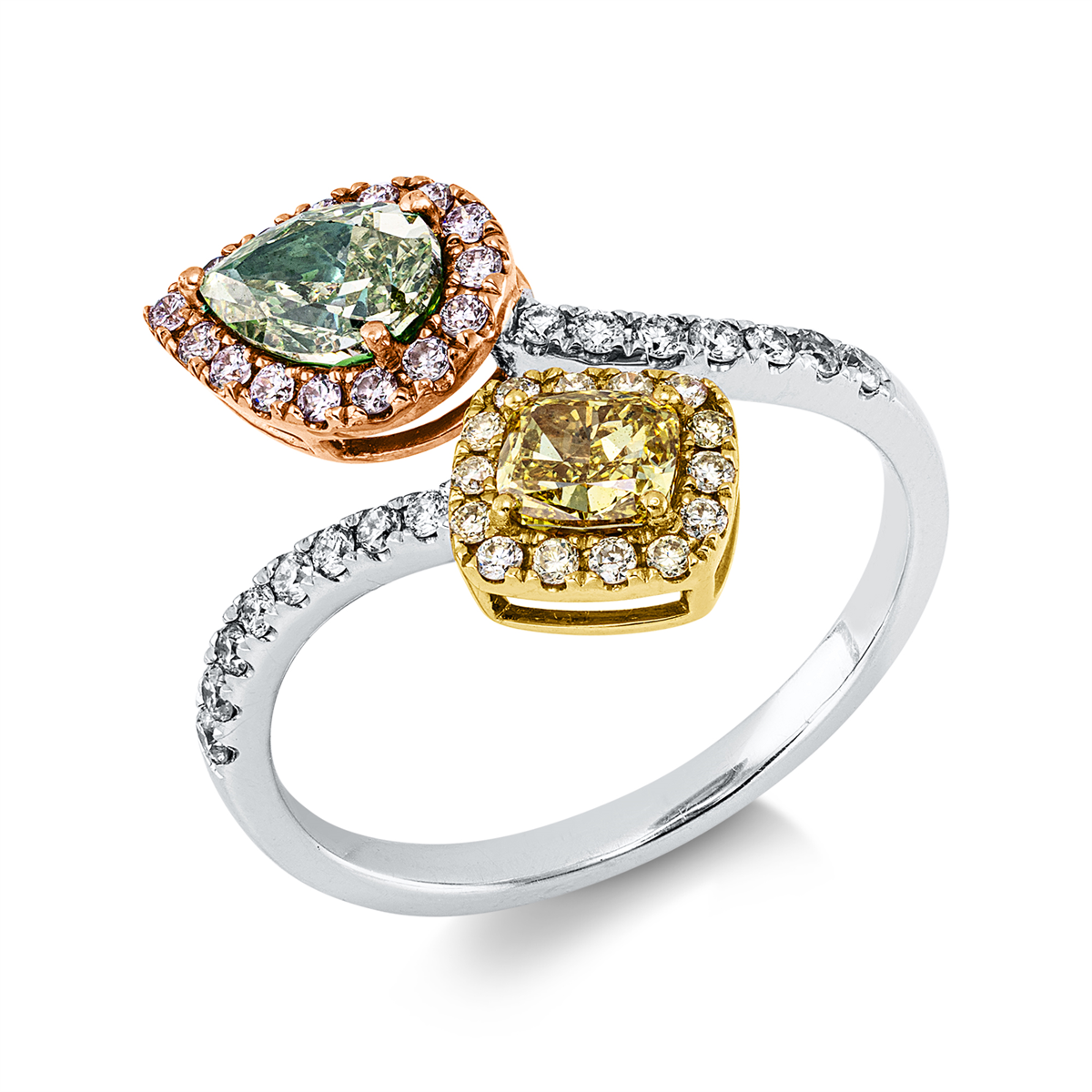 Farbiger Diamant Ring - 1KP98