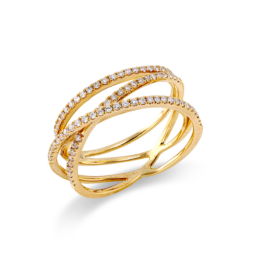 Criss Cross Ring - 1KU42