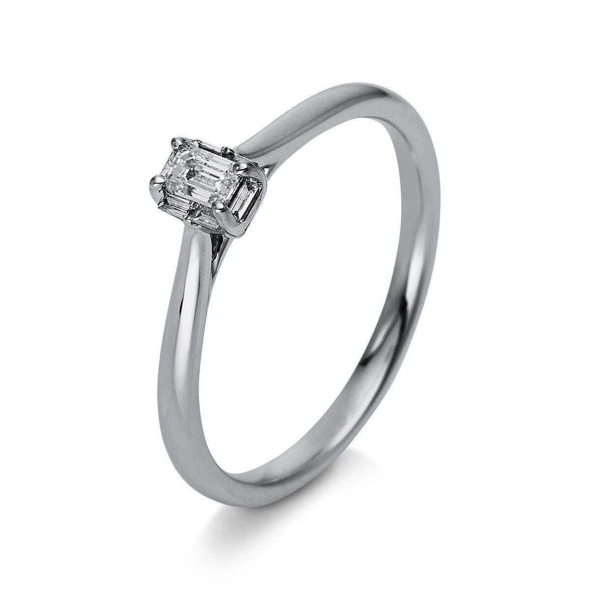 Solitaire mit Besatz Ring - 1R877