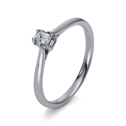Solitaire mit Besatz Ring - 1R877