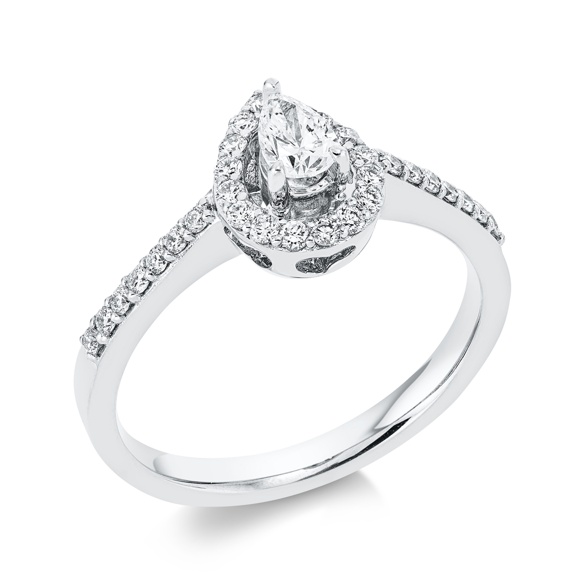 Solitaire mit Besatz Ring - 1Y472
