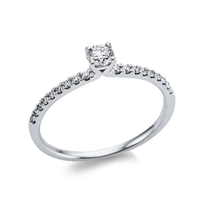 Solitaire mit Besatz Ring - 1Z705