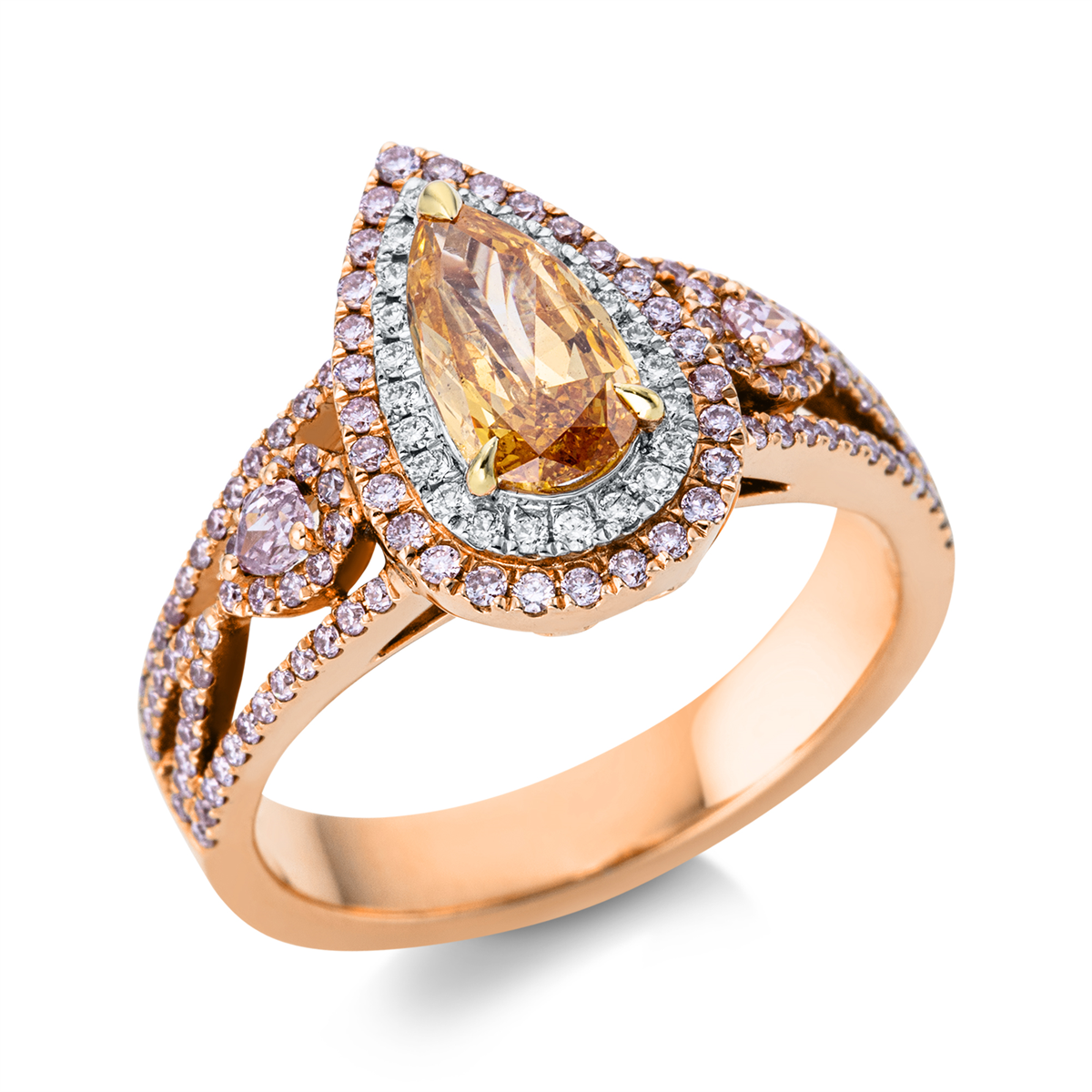 Farbiger Diamant Ring - 1Z753