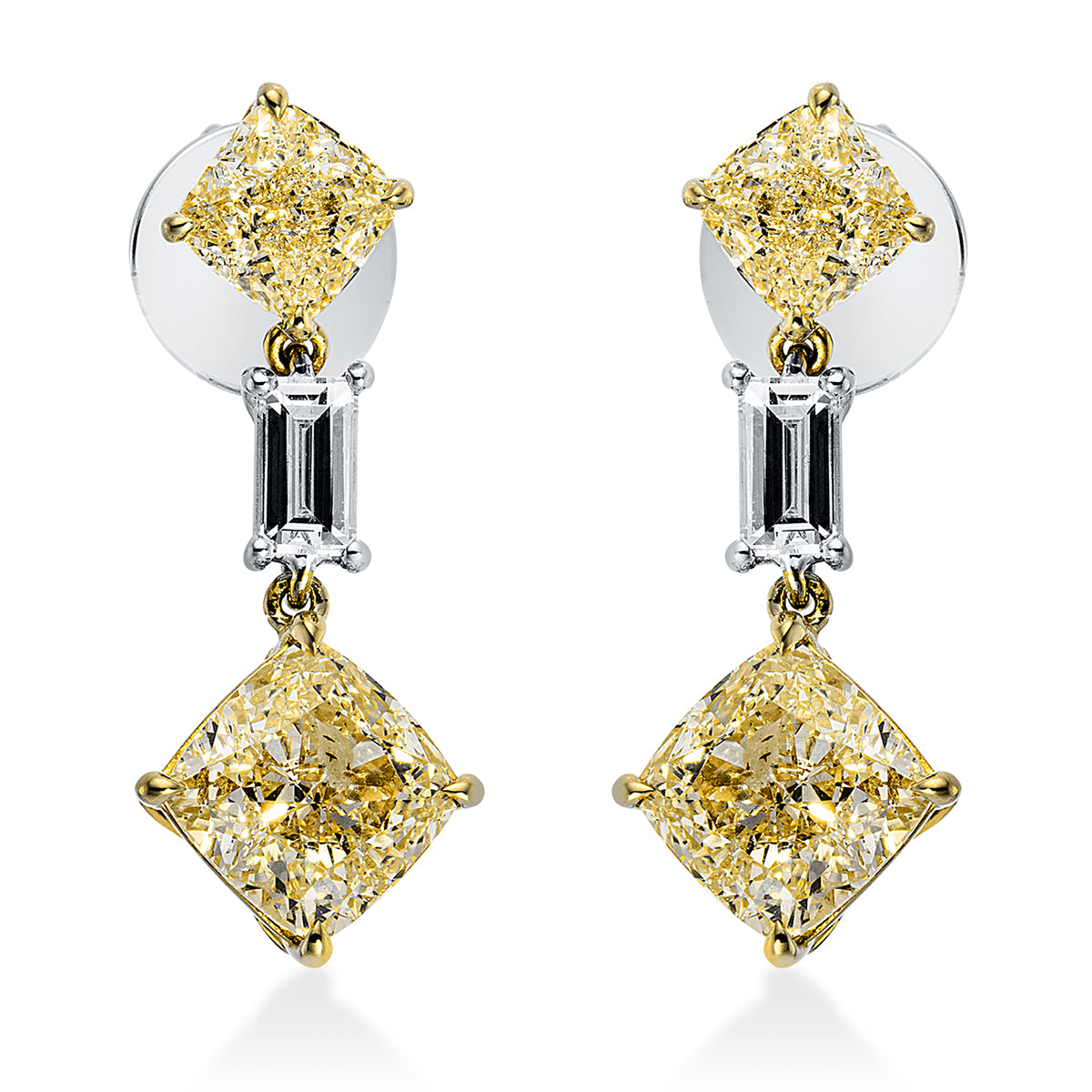 Farbiger Diamant Ohrschmuck - 2L534