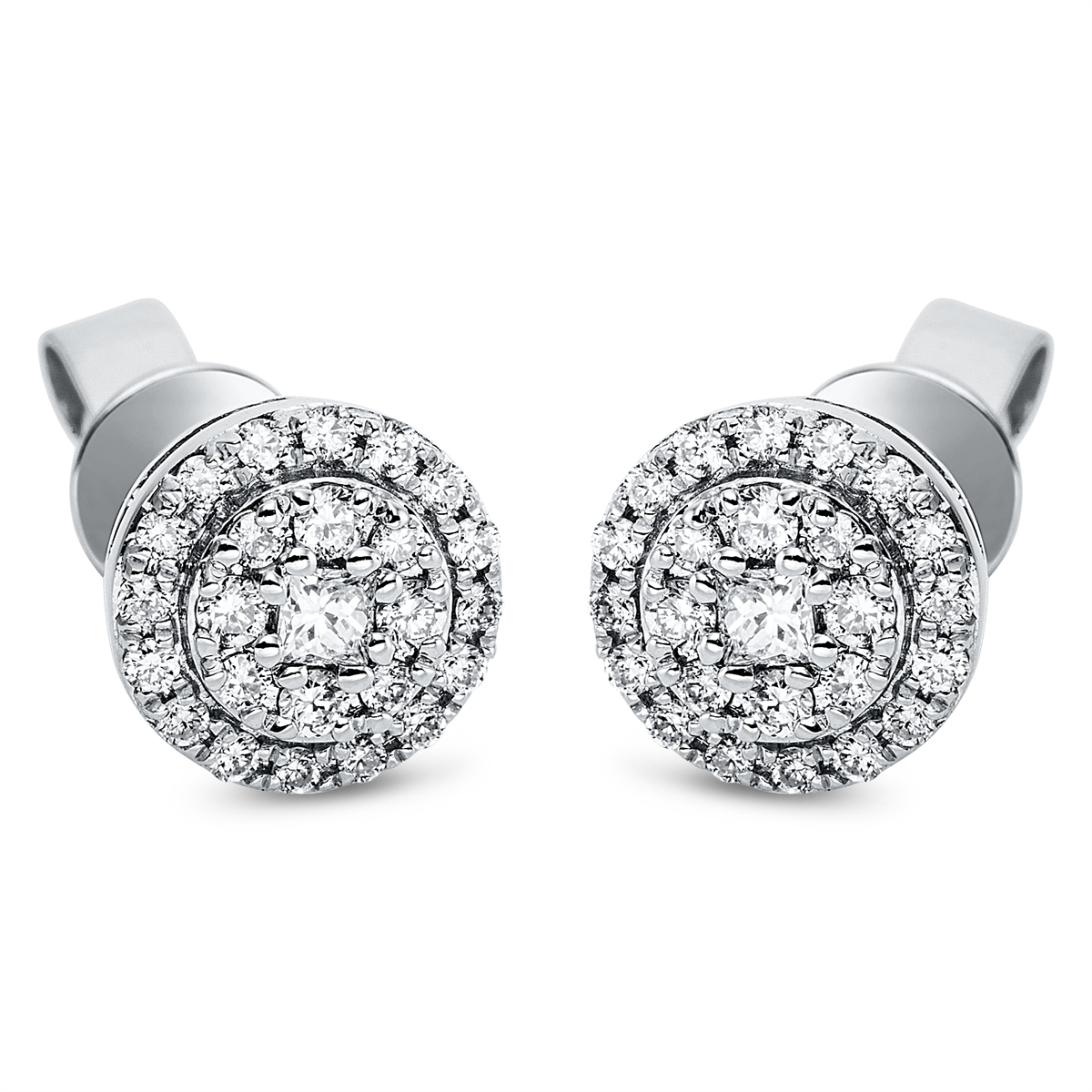 Baguette Illusion Ohrstecker - 2M634
