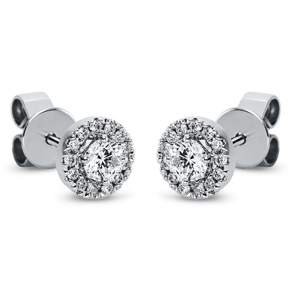 Solitaire mit Besatz Ohrstecker - 2M641