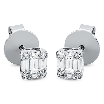 Baguette Illusion Ohrstecker - 2O510