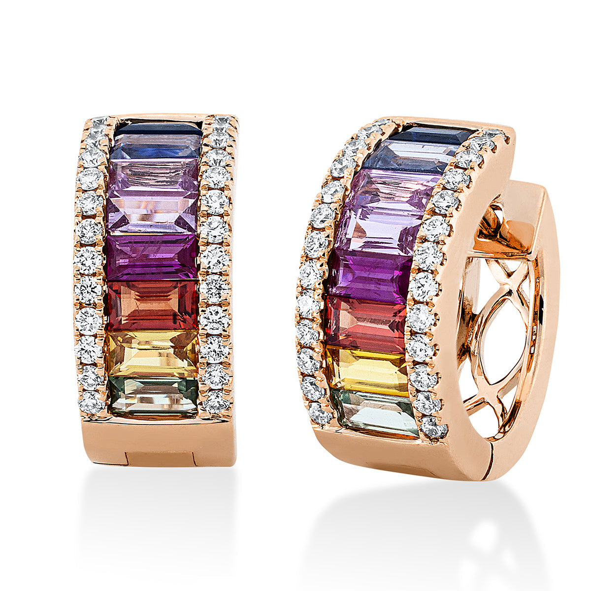 Rainbow & Multicolor Creolen - 2Q274