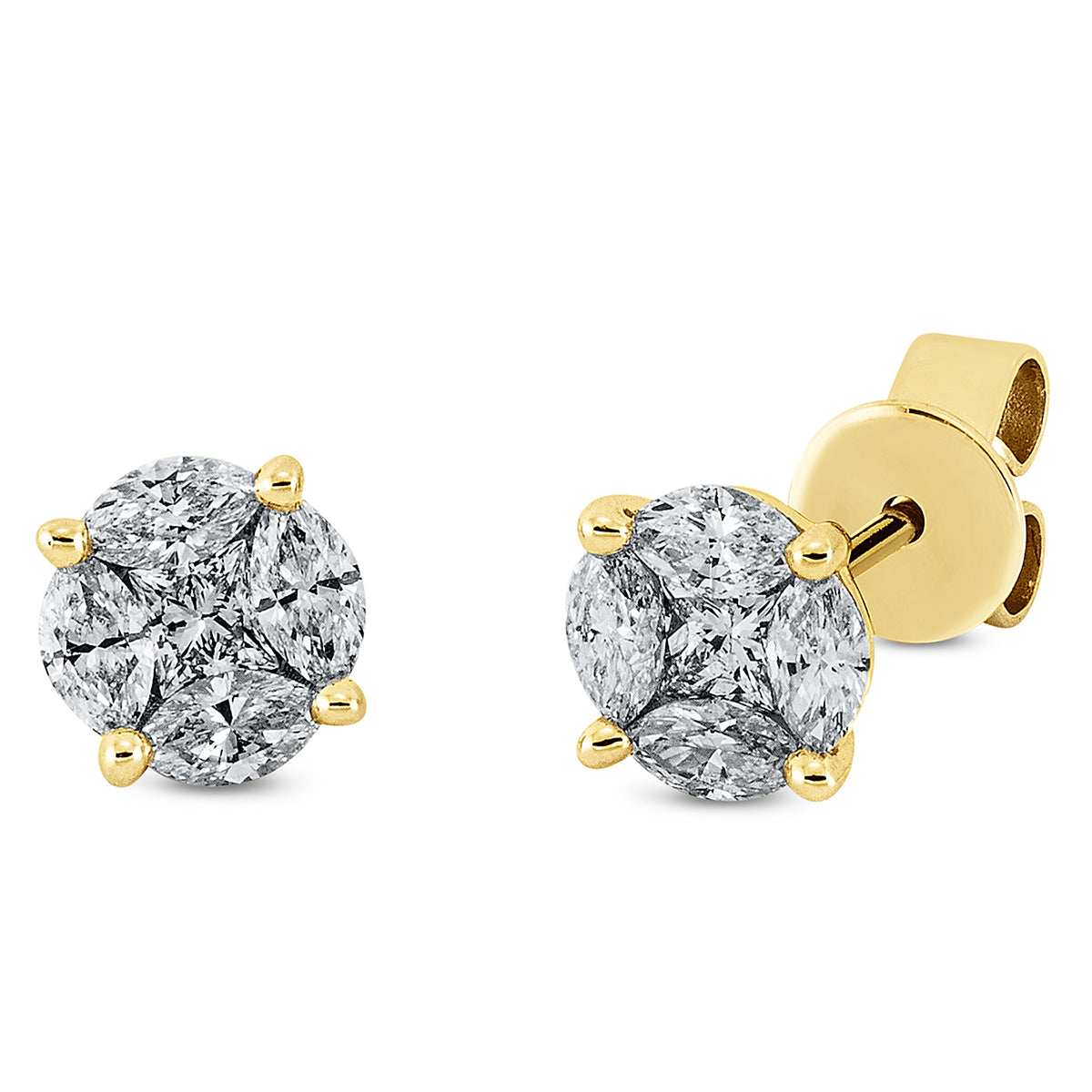 Illusion Classic Ohrstecker - 2Q450