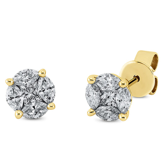 Illusion Classic Ohrstecker - 2Q450