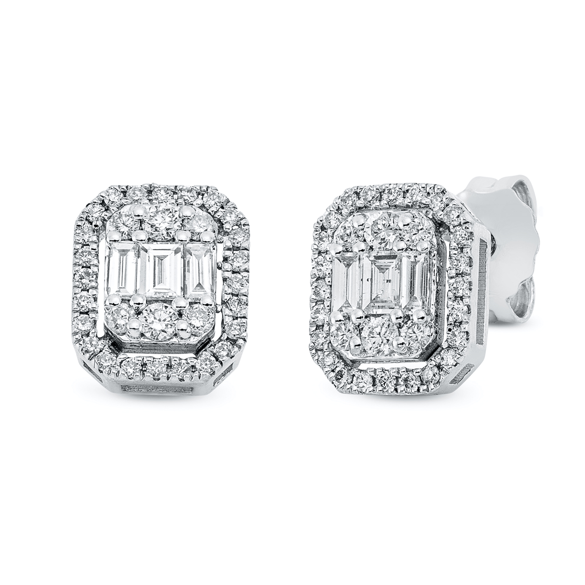 Baguette Illusion Ohrschmuck - 2Q854