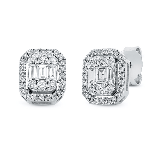 Baguette Illusion Ohrschmuck - 2Q854