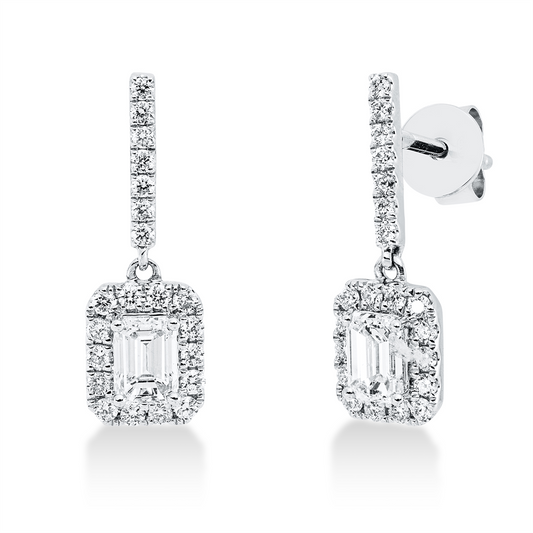 Solitaire mit Besatz Ohrschmuck - 2R813