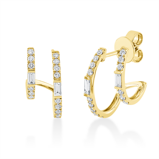Baguette Ohrschmuck - 2S689