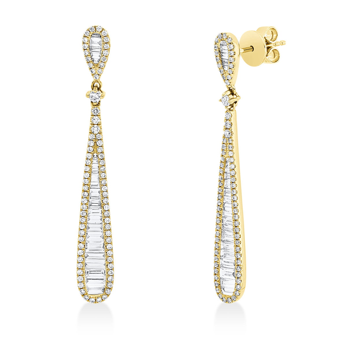 Baguette Ohrschmuck - 2U449