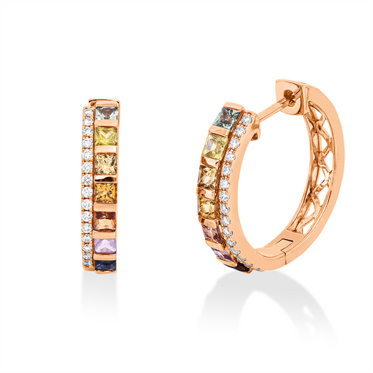 Rainbow & Multicolor Creolen - 2W216