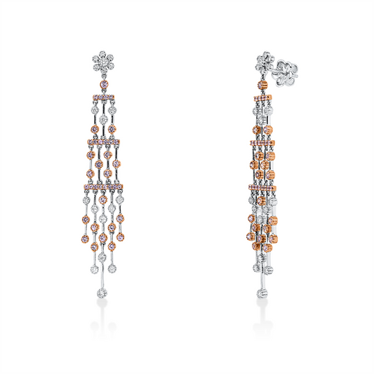 Mehrfachsteinbesatz Ohrschmuck - 2W814