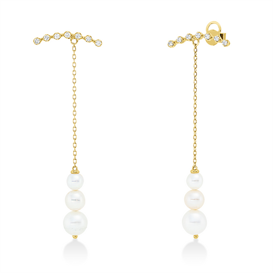 Perle Ohrschmuck - 2W907