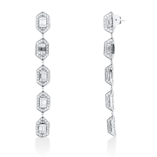 Baguette Ohrschmuck - 2W942