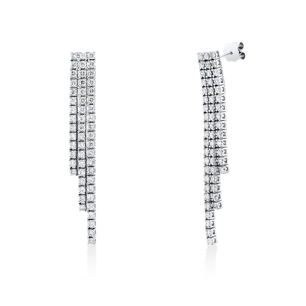 Mehrfachsteinbesatz Ohrschmuck - 2X080
