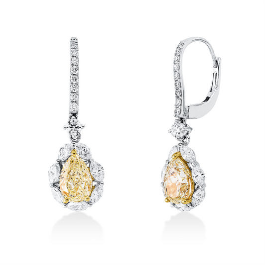 Farbiger Diamant Ohrschmuck - 2X637