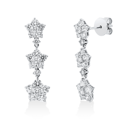 Mehrfachsteinbesatz Ohrschmuck - 2Y100