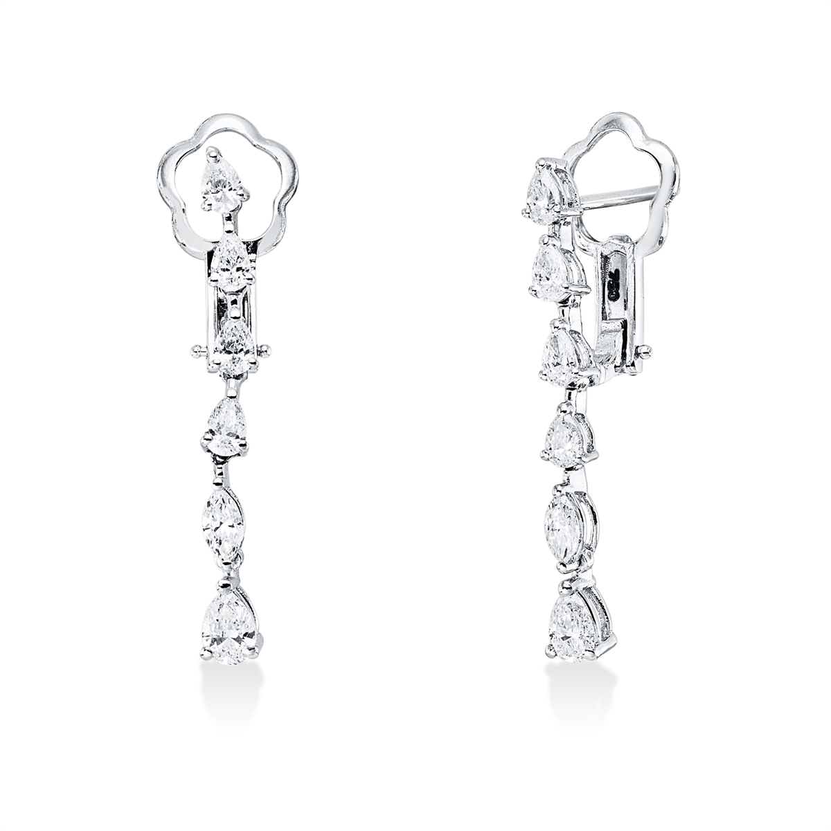Mehrfachsteinbesatz Ohrschmuck - 2Y162