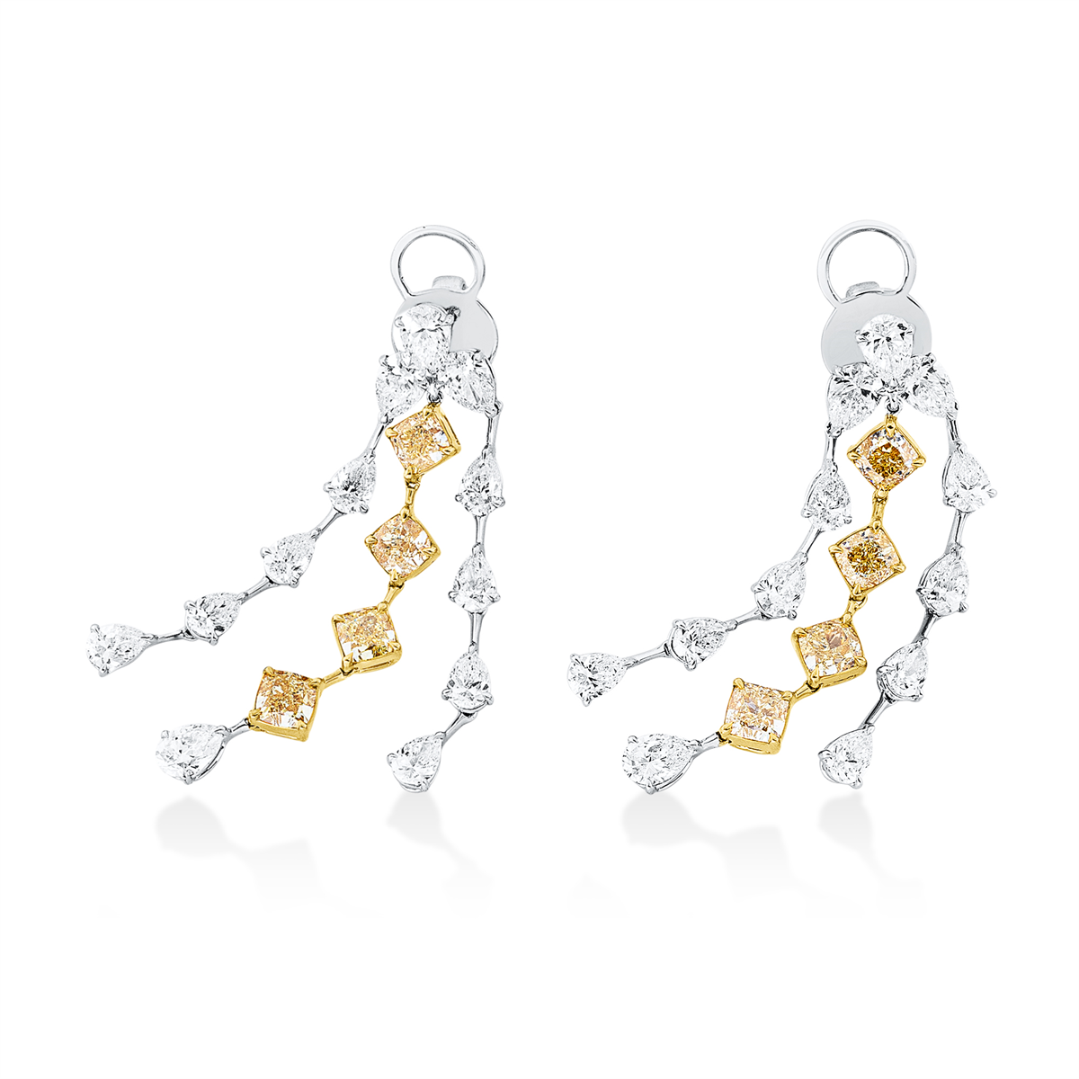 Farbiger Diamant Ohrschmuck - 2Y169