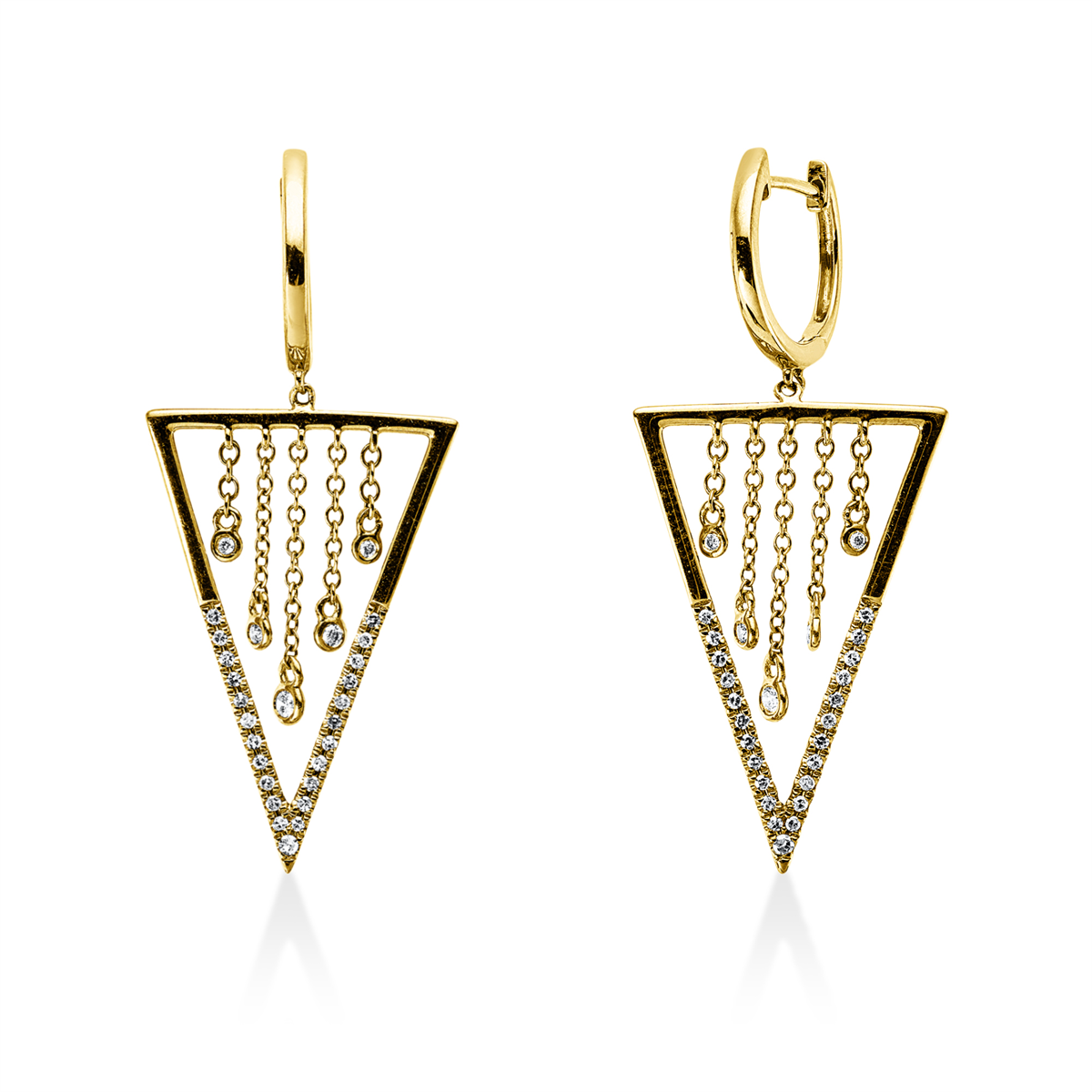 Mehrfachsteinbesatz Ohrschmuck - 2Y493