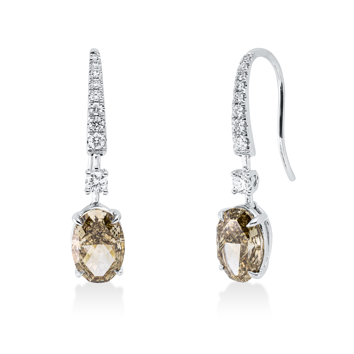 Farbiger Diamant Ohrhänger - 2Y522
