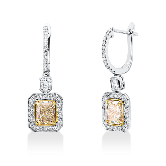 Farbiger Diamant Ohrschmuck - 2Y610