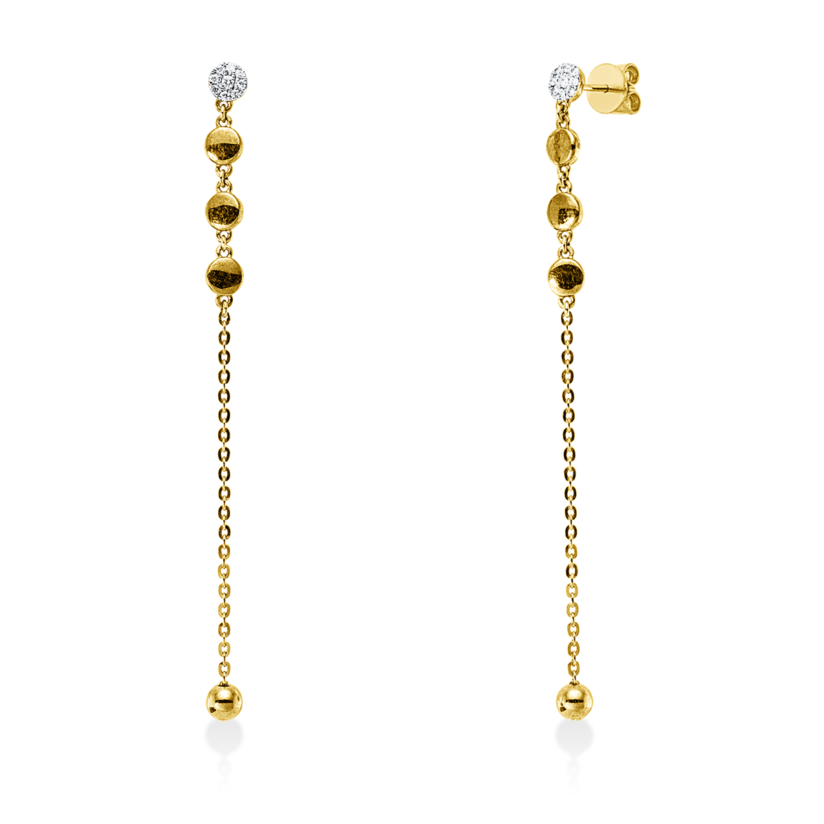 Mehrfachsteinbesatz Ohrschmuck - 2Y649