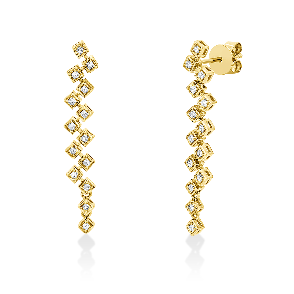 Mehrfachsteinbesatz Ohrschmuck - 2Y763