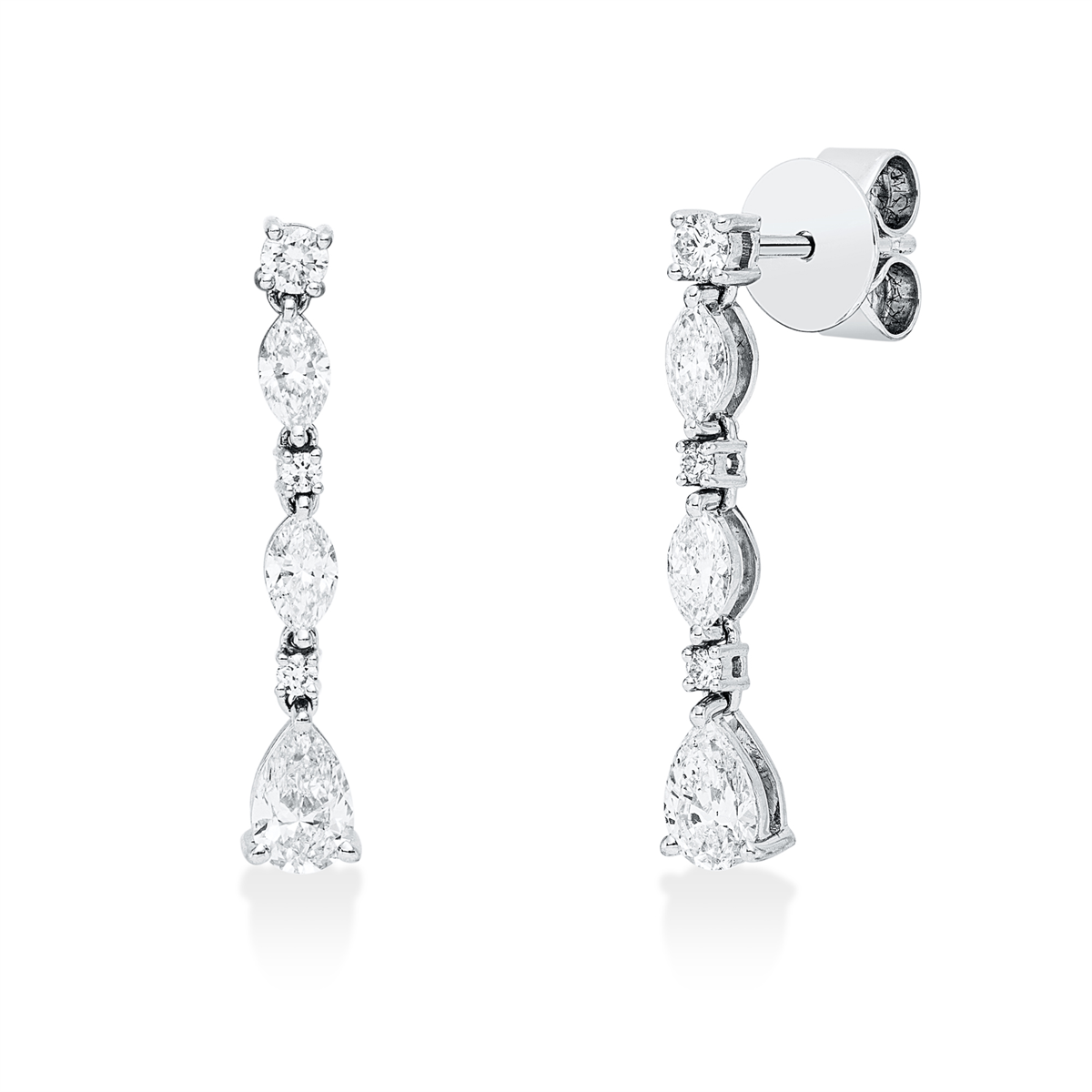 Mehrfachsteinbesatz Ohrschmuck - 2Y778