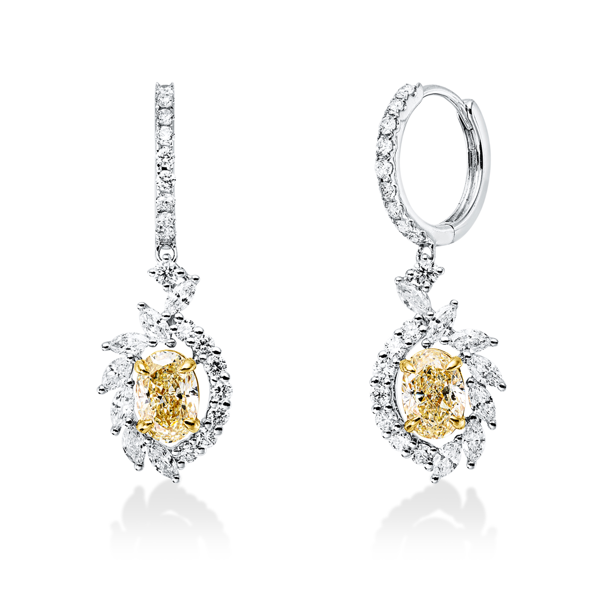 Farbiger Diamant Ohrschmuck - 2Y886