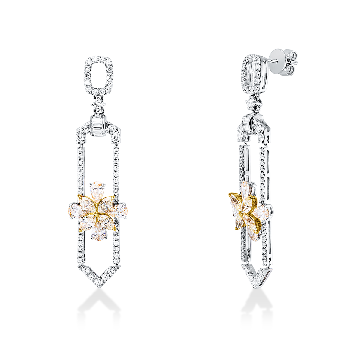 Farbiger Diamant Ohrschmuck - 2Y887