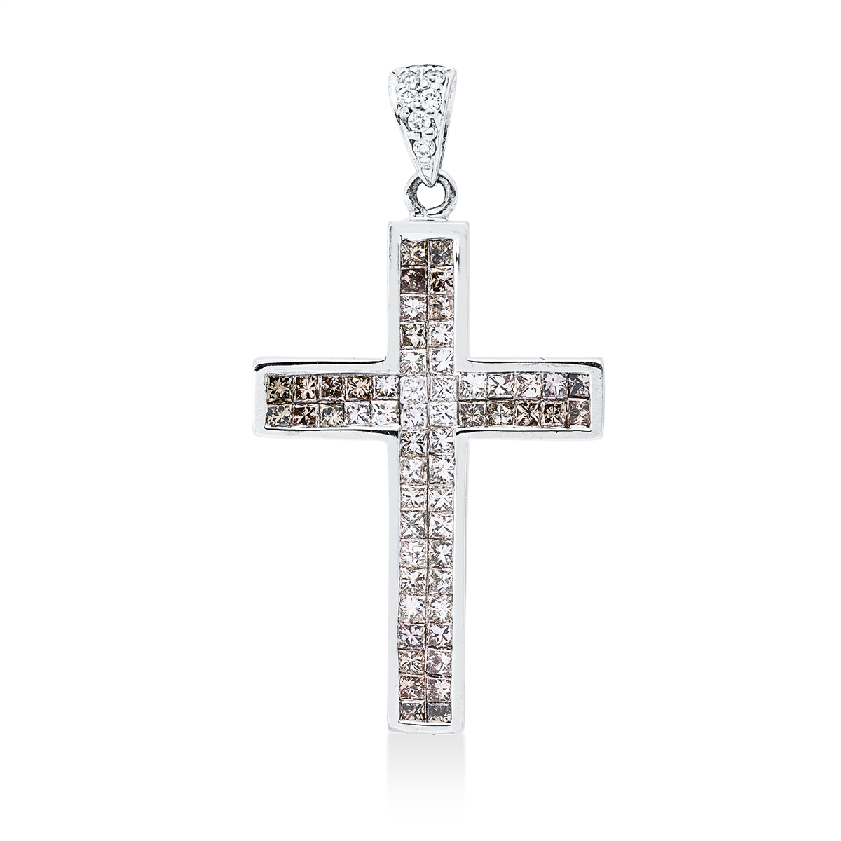 Farbiger Diamant Anhänger - 3I772