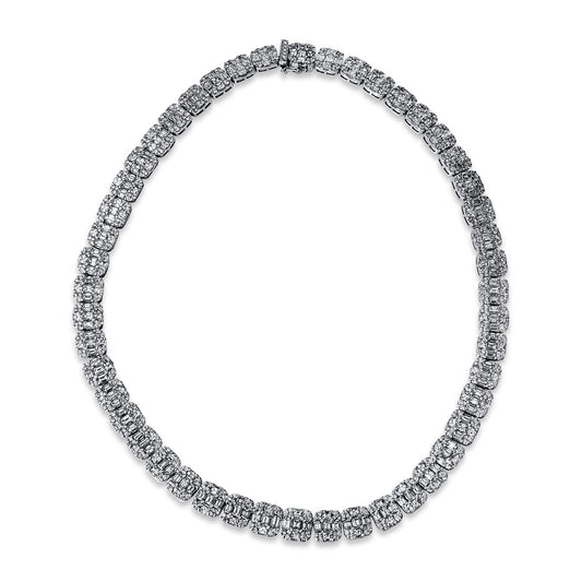 Baguette Illusion Collier - 4G325