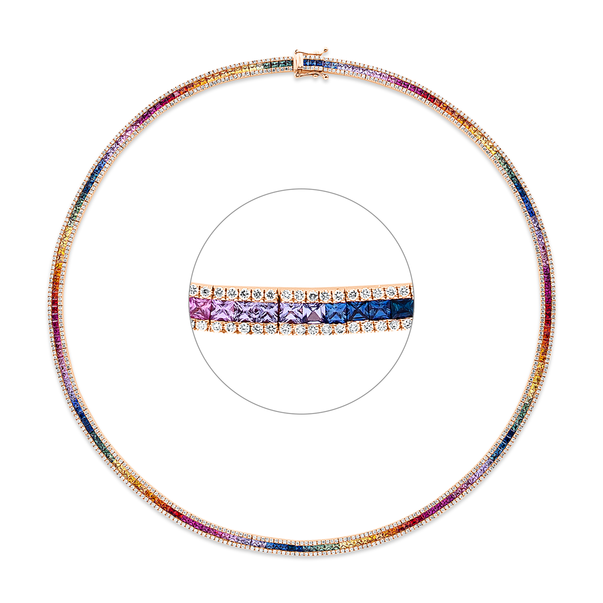 Rainbow & Multicolor Collier - 4G393