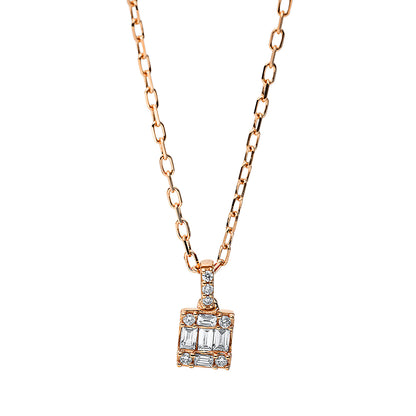 Baguette Illusion Collier - 4I714
