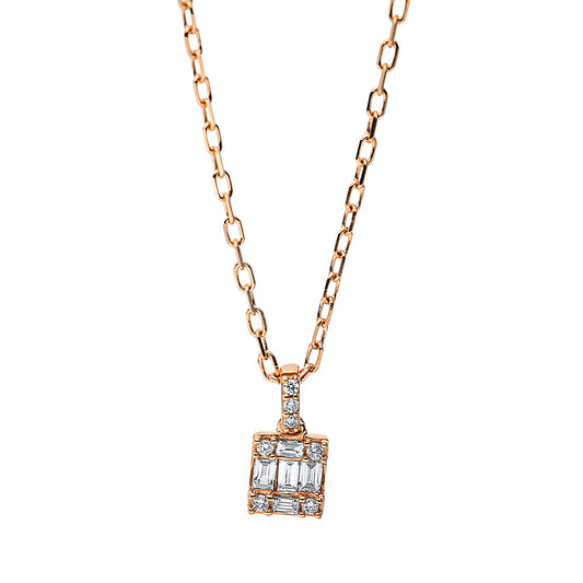 Baguette Illusion Collier - 4I714