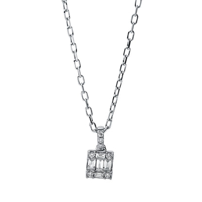 Baguette Illusion Collier - 4I714