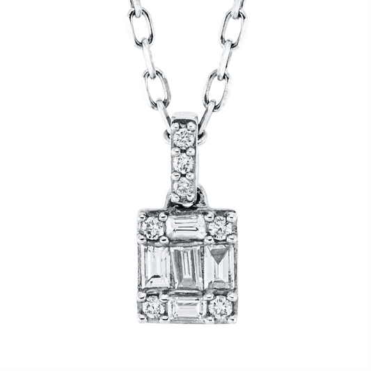 Baguette Illusion Collier - 4L286