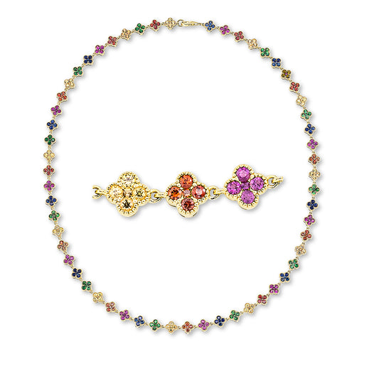 Rainbow & Multicolor Collier - 4L708