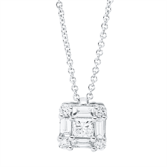 Baguette Illusion Collier - 4L938