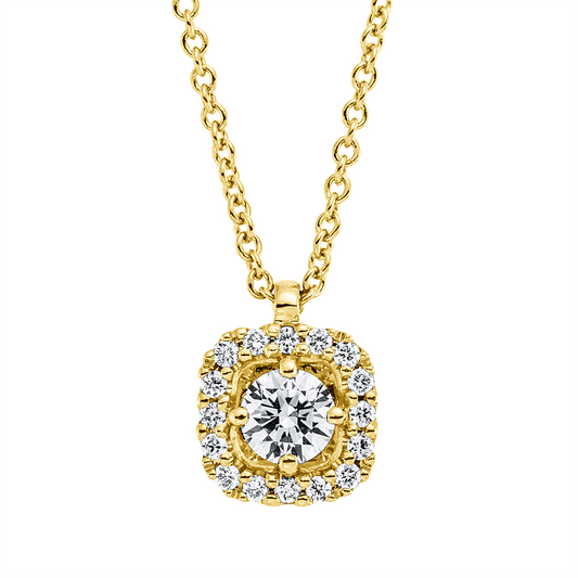 Solitaire mit Besatz Collier - 4N744