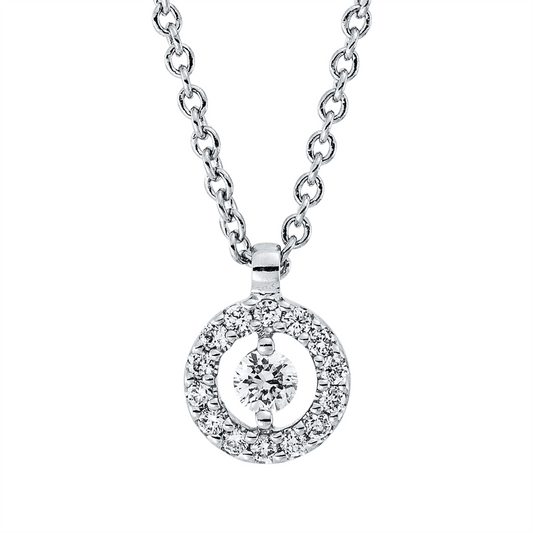 Solitaire mit Besatz Collier - 4N748