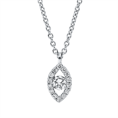 Solitaire mit Besatz Collier - 4N751