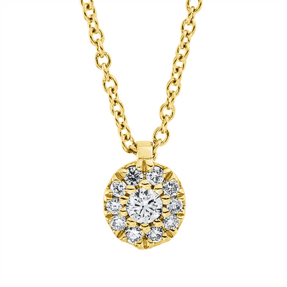 Solitaire mit Besatz Collier - 4N860